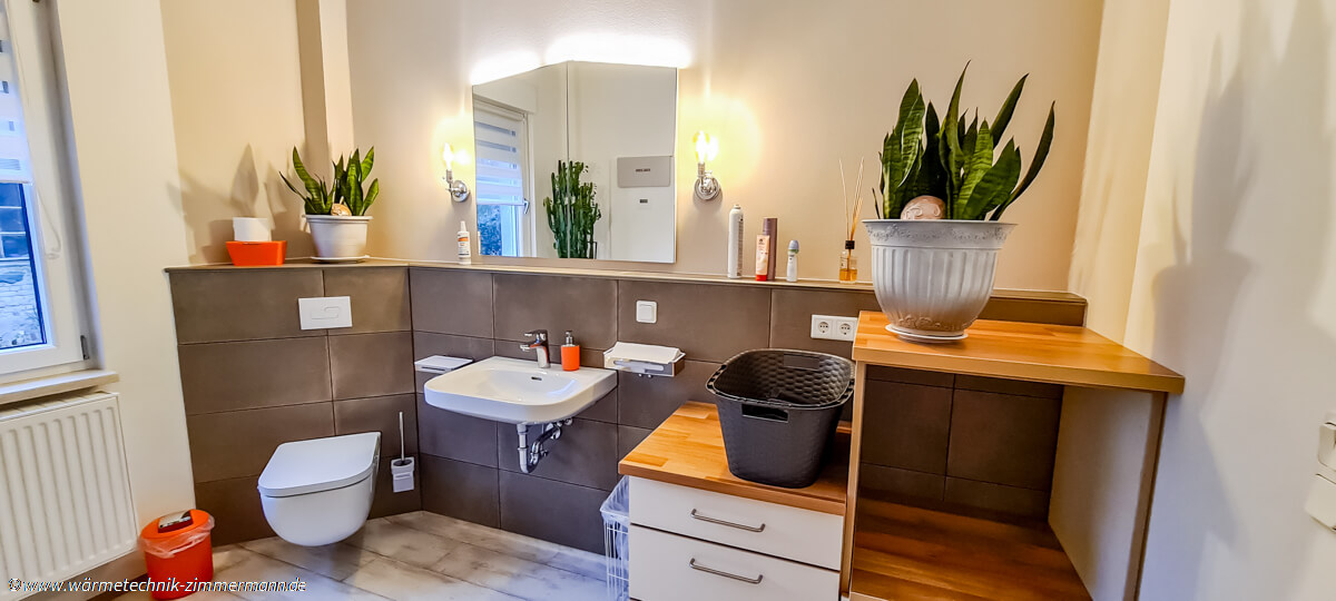 Das neue Sanierte WC durch Wärmetechnik-Zimmermann