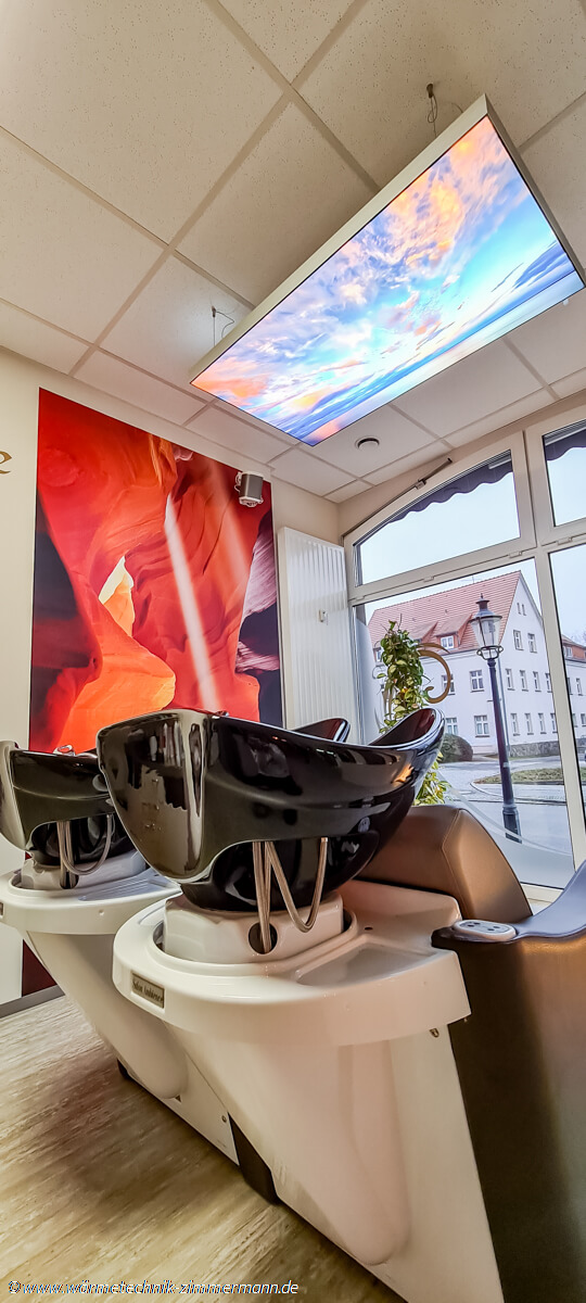 Friseur Schneider nach der Sanierung von Wärmetechnik-Zimmermann