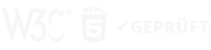Webseite wurde W3C und HTML5 geprüft
